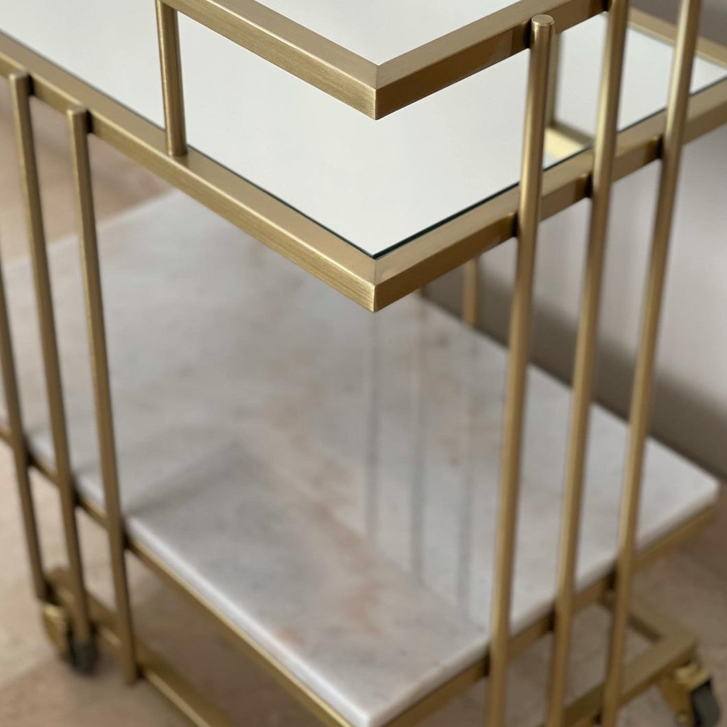 Mirror Bar Cart